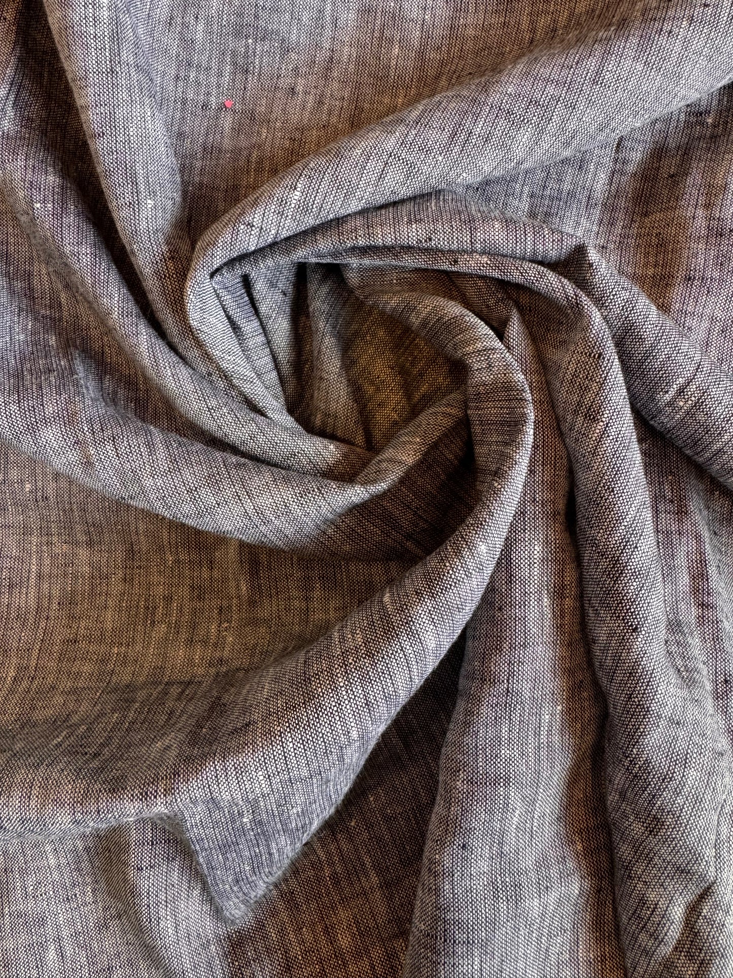 Grey pure linen culottes